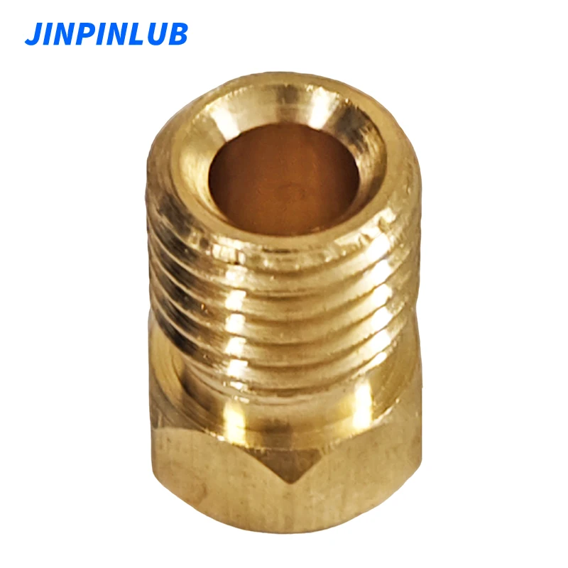 JINPINLUB PA 4/6/8/10mm Brass Compression Bushing Adapters Connector For Compression Sleeve Type Oil Pipeline Fittings