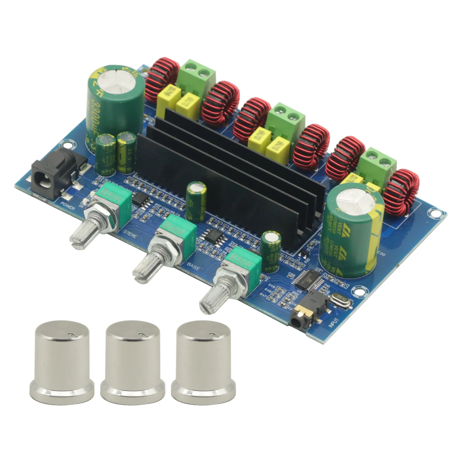 XH-A305 2.1 Channel Bass Subwoofer Bluetooth 5.0 Audio Stereo Digital Power Amplifier Board TPA3116 D2 50Wx2+100W AMP Module audio amplifier audio power amplifier board