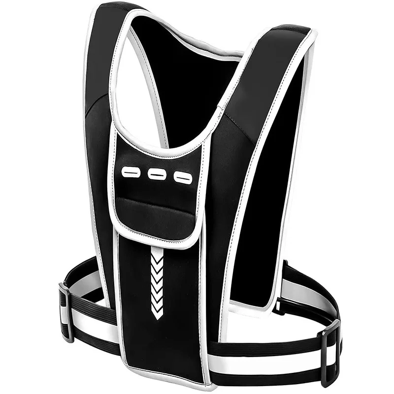 Motorcycle Vest Chest Phone Holder Reflective Running Sport Water Bag Backpack Cycling Trail Hydration Knapsack Water Rucksack