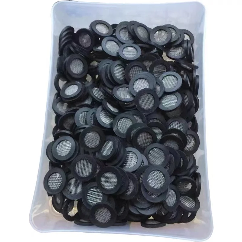 Set Di 24 Guarnizioni Filtro Per Soffione Doccia 1/2″ – Anelli Di Tenuta Con Rete Antisabbia Per Rubinetteria