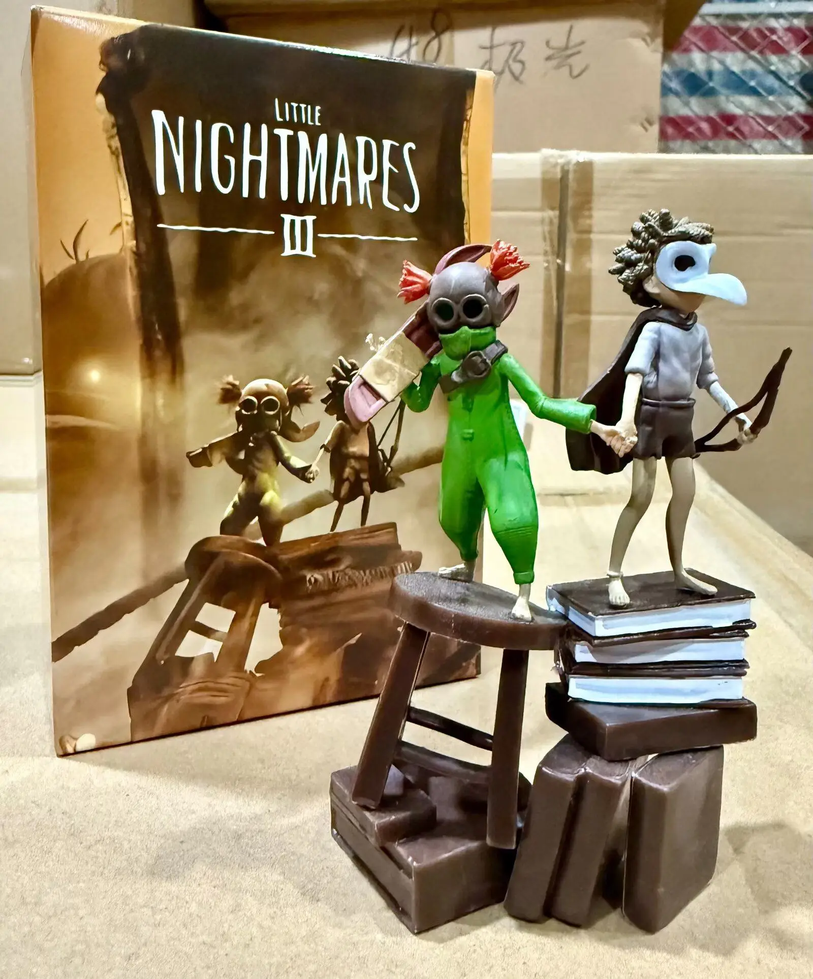 Little Nightmares III Alone & Low Action Figure Collectible Model