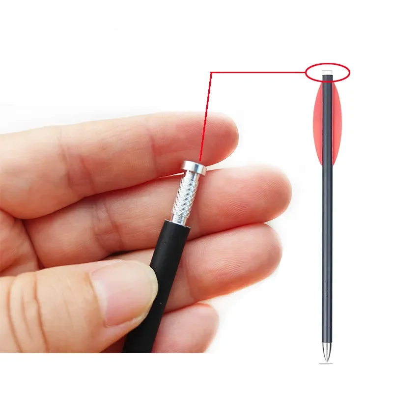24pcs Aluminium Flat Arrow Nocks For I.D4.2mm O.D6 mm Arrow shaft Archery Bow Hunting