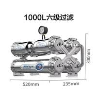 Yili เครื่องกรองน้ําเชิงพาณิชย์สําหรับห้องครัวหน้าแรกระบบกรองการดื่มโดยตรงสแตนเลสไหลสูง 3