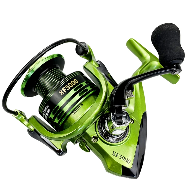 Long Cast Jigging Saltwater Fishing Reel Green Spinning Wheel 5.5/4.7:1 1000  2000 3000 4000 5000 6000 7000 Series Sea Lure Pesca - AliExpress