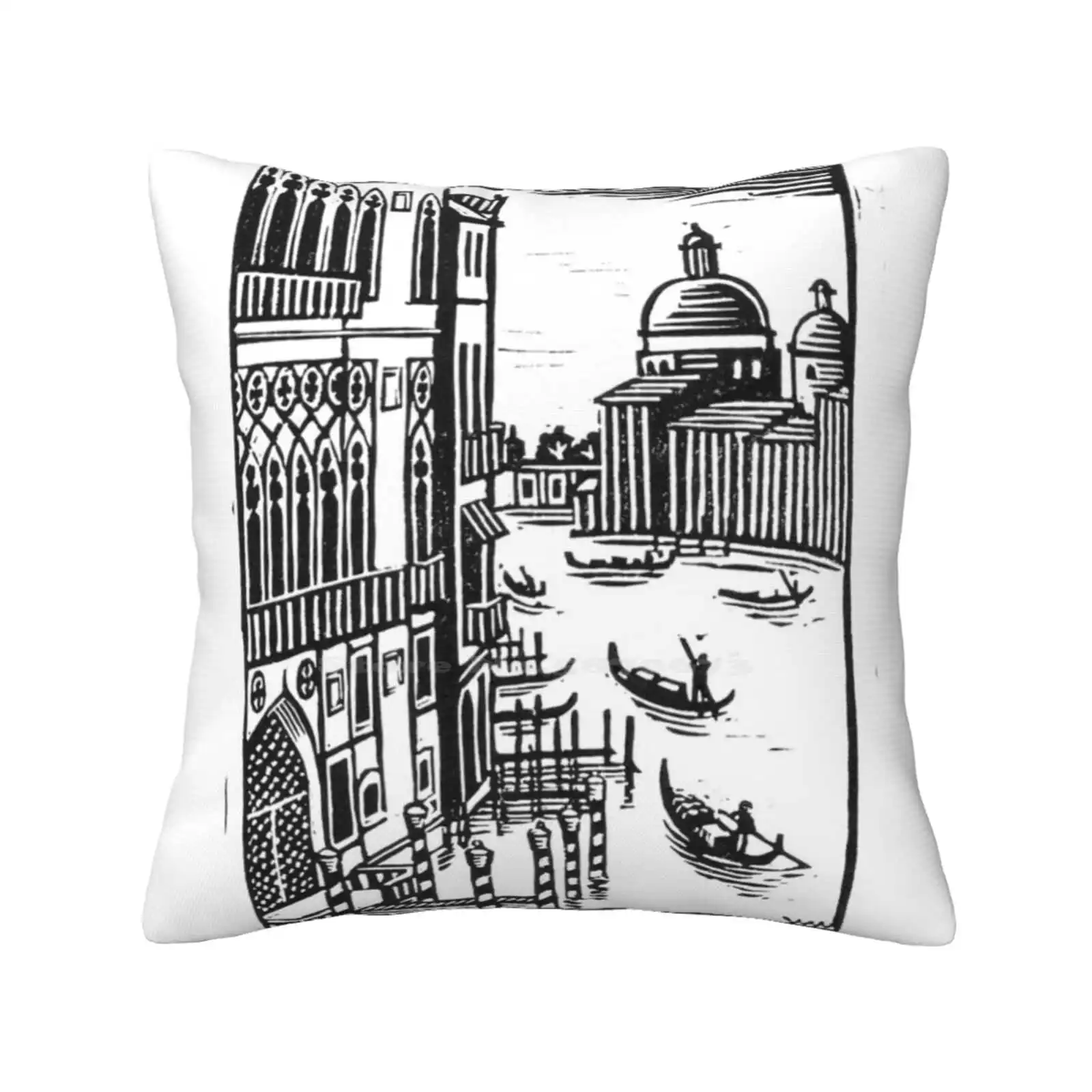 Venezia Fashion Sofa Throw Pillow Cover Federa Venezia Italia Venezia Gondola Travel Canal Retro Vintage