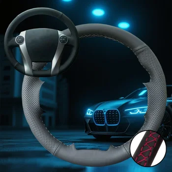 Coprivolante per auto personalizzato per Toyota Prius 30(XW30) 2009-2017 Aqua 2014 2015 Accessori auto Coprivolante cucito a mano