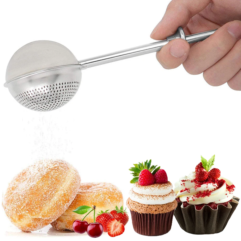 Flour Sieve Sugar Sifter Cocoa Duster Baking Powder Sifter Kitchen Gadgets