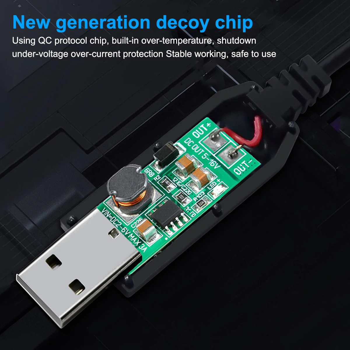 Cabo de Alimentação, Boost Converter, 5V a