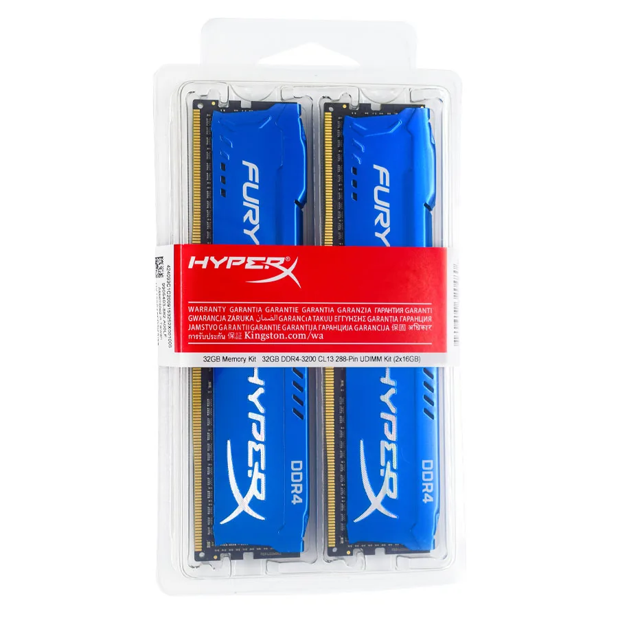 Hyperx Fury Desktop Memory Kit Ddr4 16gb 2x8gb 32gb 2x16gb 3200mhz 2666mhz 2400mhz 2133mhz 1.2v Dimm £ 25600 - Imagem 2