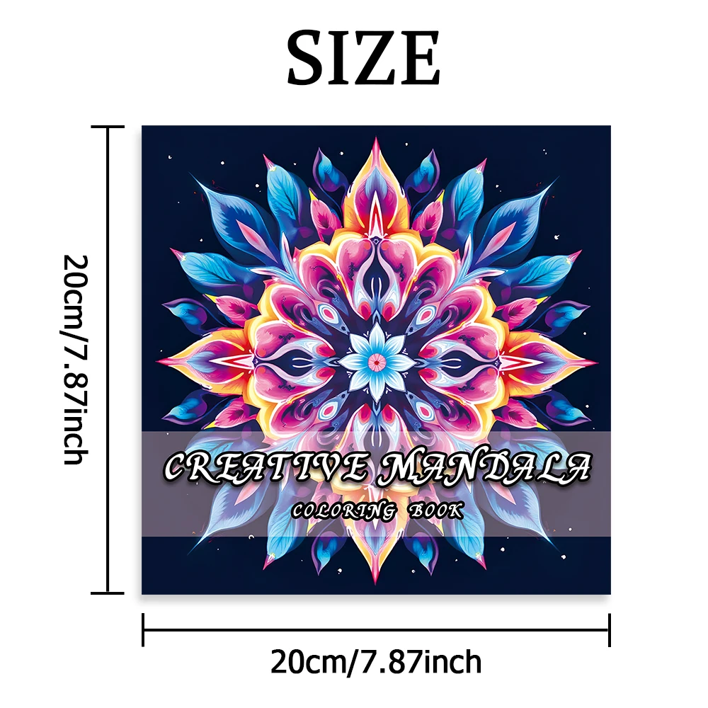 MANDALA Patterns Coloring Book for Adults Cute Drawing Book Perfect Gift for Party and Birthday 2
