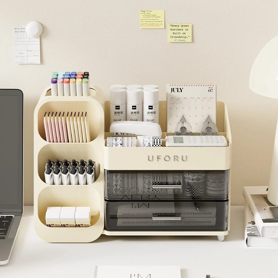 صندوق تخزين مستحضرات التجميل بسعة كبيرة ، طاولة زي...