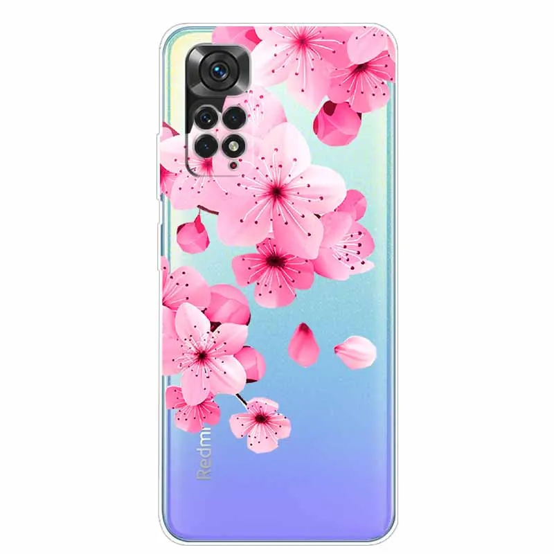 Cover Per Xiaomi Redmi Note 11S / Note 11 4G – Custodia TPU Effetto Gradiente (Rosa/Verde)