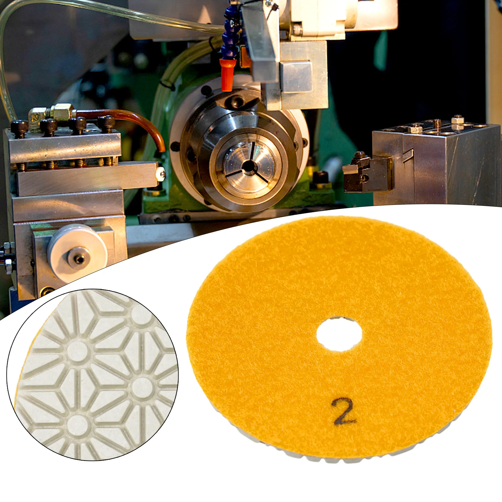 

1PCS 4inch Tools Polishing Pads Granite Polishing Use Wet Or Dry Grinding Stone Polishing Tablets Power Tools