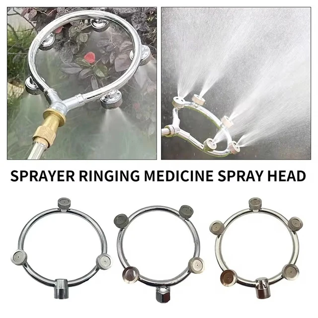 High Pressure Atomization Circular Nozzle Nozzle Five-Hole Circular Nozzle Stainless Steel Sprinkler Water Flowers And Trees 6