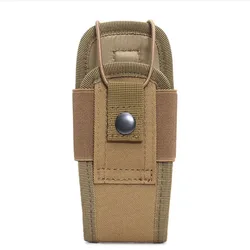 Tactical Multi-Purpose Radio Pouch for Outdoor and Adventure Use (Khaki)