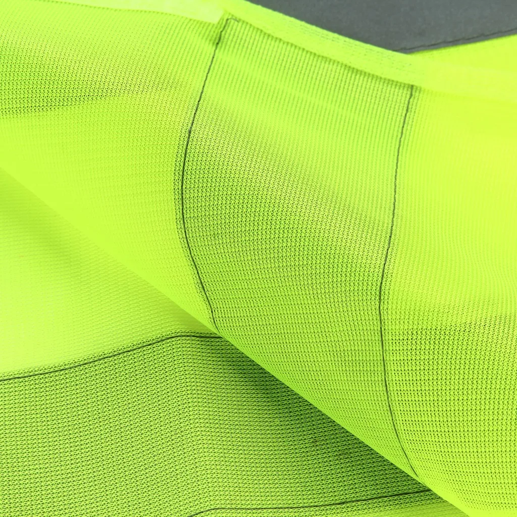 Gilet riflettente top senza maniche riflettore di sicurezza da corsa con striscia riflettente verde fluorescente arancione