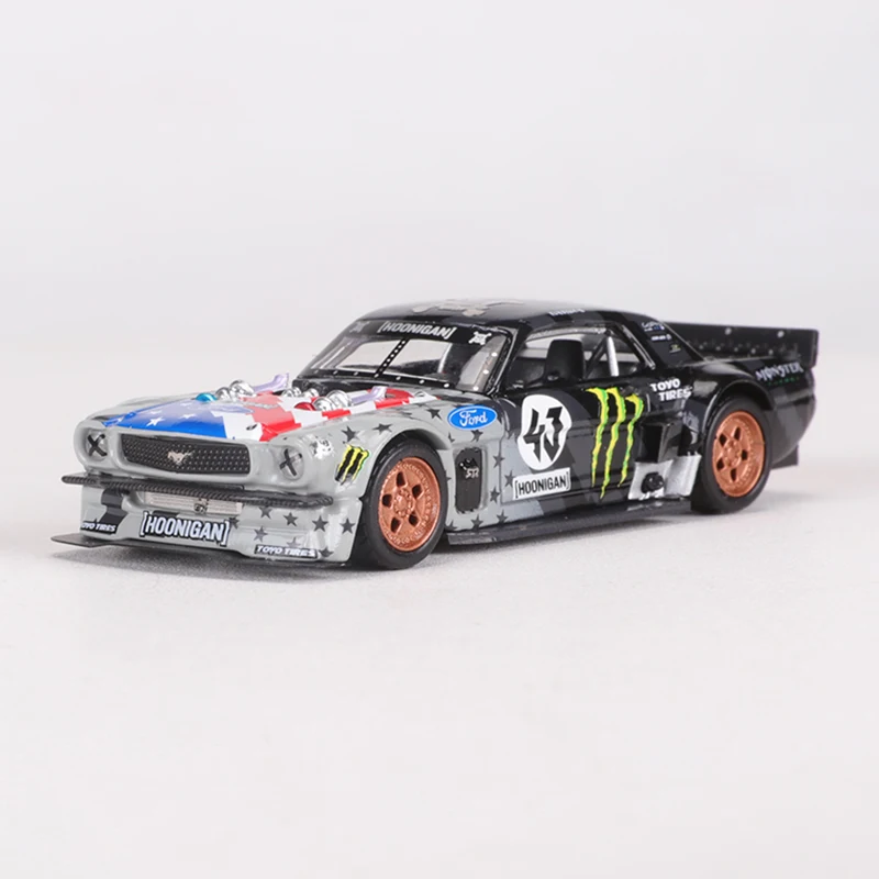 

Уличный Воин 1:64 1965 Mustang Hoonicorn RTR модель автомобиля из сплава ограниченный выпуск 999