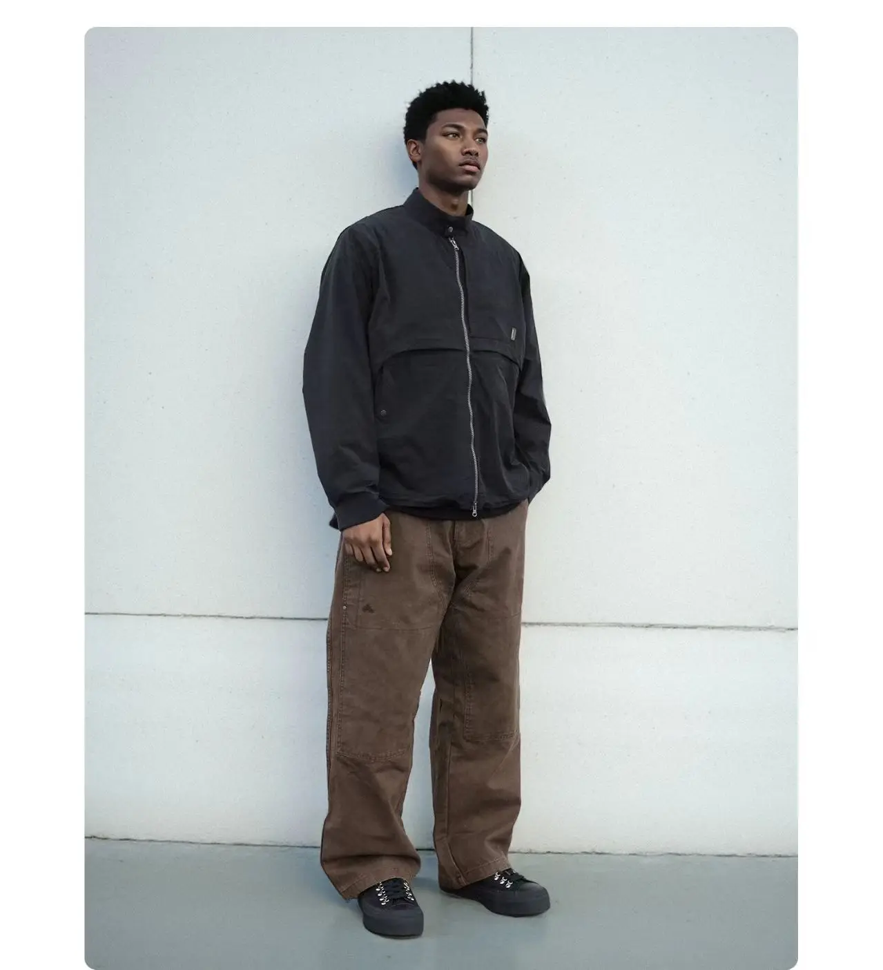Whyworks 25aw Vintage outdoor work pants heavy duty stone washed cotton material casual