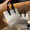 StoBag 10pcs Sliver Non-woven Insulation Tote Bag Portable Fabric for Food Drinks Package Keep Warm Cold Delivery Reusable Pouch 2