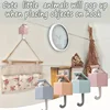 Cartoon Cute Cat Hooks Non-marking Strong Adhesive Hooks No-hole Hanging Clothes Hook Behind The Door Wall Hooks Key Hanger 1