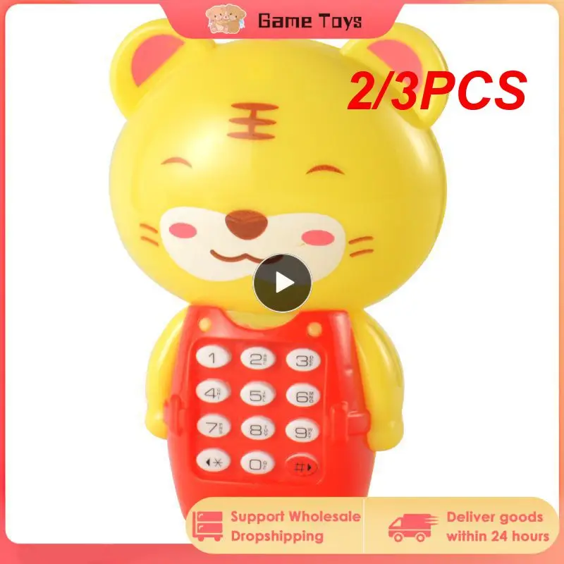 

2/3PCS New Electronic Toy Phone Musical Mini Cute Children Toy Early Education Cartoon Mobile Phone Telephone Cellphone Baby