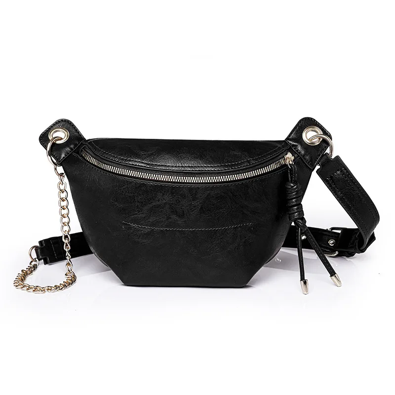 Women's Chain Crossbody Bag - Convertible Chest Purse & Stylish Fanny Pack, Multi-Functional Mini Waist Bag for Trendy Daily Use