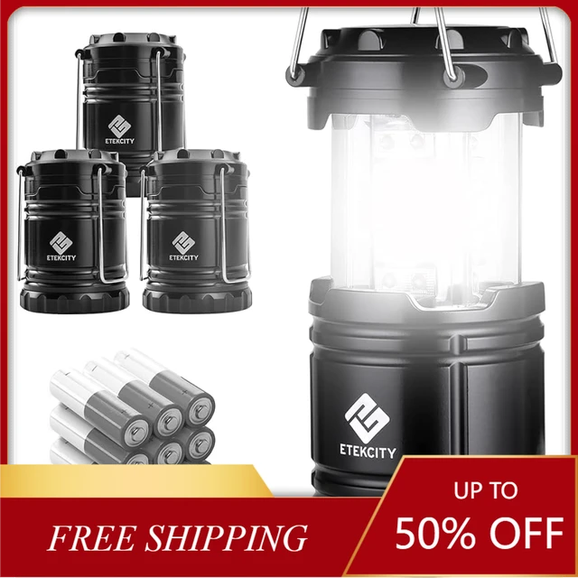 Etekcity Military-Grade LED Camping Lantern, 4-Pack