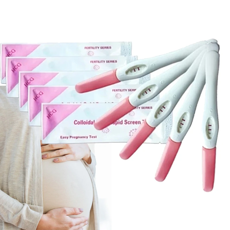 5pcs Early Pregnancy Test Strips Urine Measuring 99 Accuracy Women Hcg