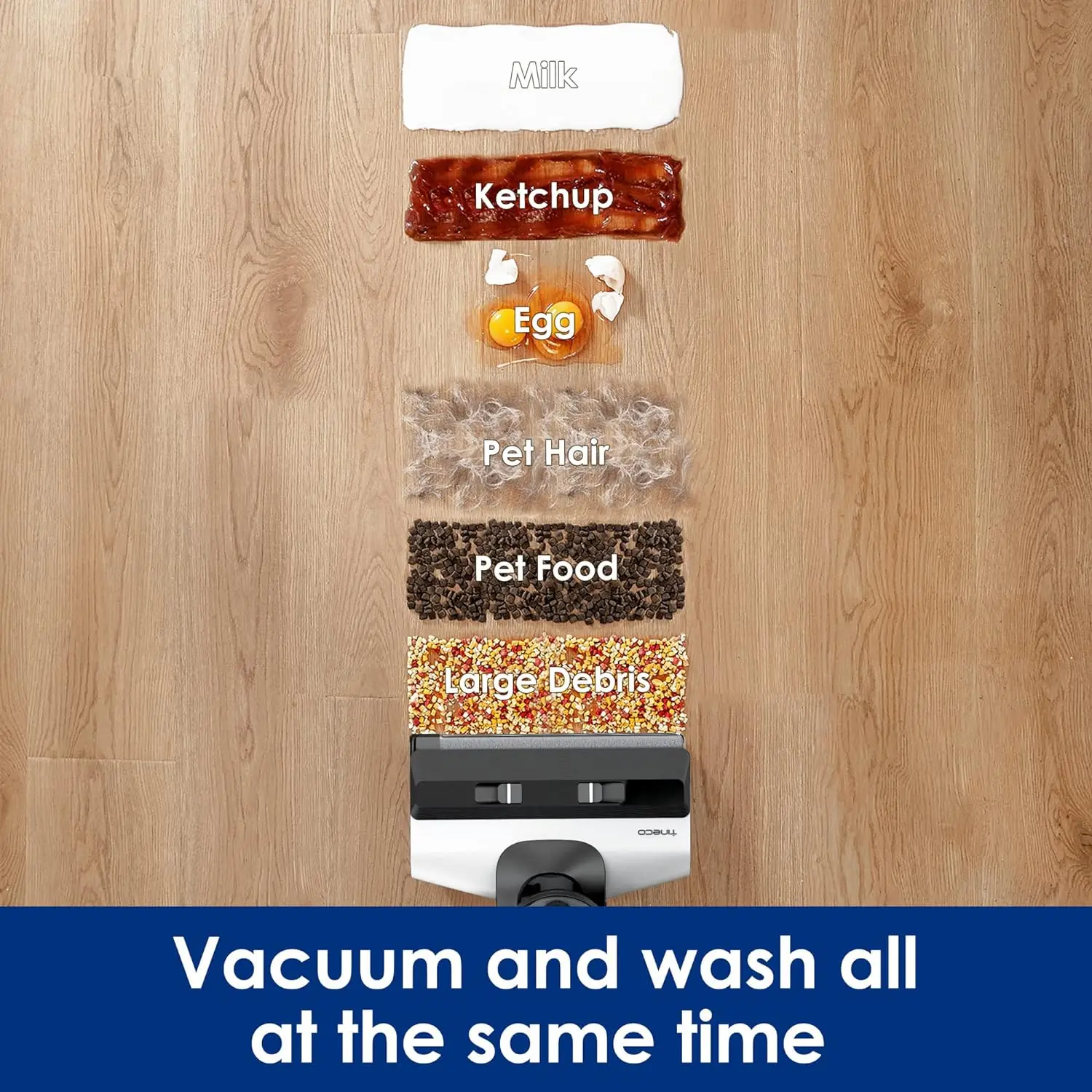 Floor ONE S5 PRO 2 Cordless Wet Dry Vacuum Smart Hardwood Floor Cleaner Machine, One-Step Cleaning Mop for Sticky Messes