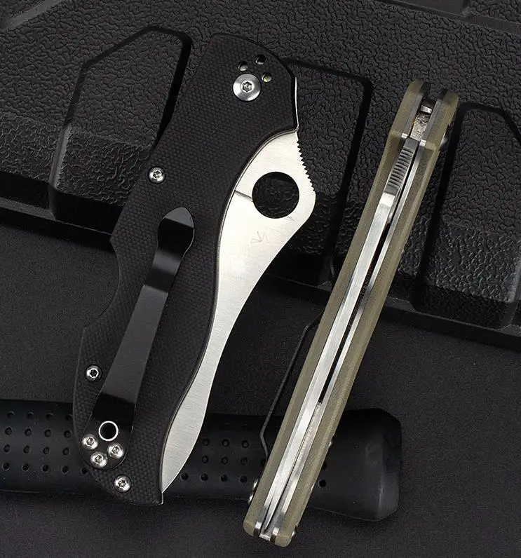 audio intercom system High Quality Camping Folding Knife G10 Handle Outdoor Hardness 60HRC Defense Sharp Knives Tactical Pocket EDC Tool axis intercom