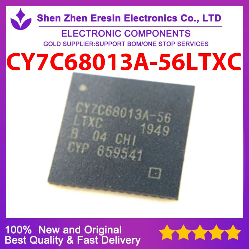 

Бесплатная доставка, 10 шт./лот CY7C68013A-56LTXC QFN, новый и оригинальный