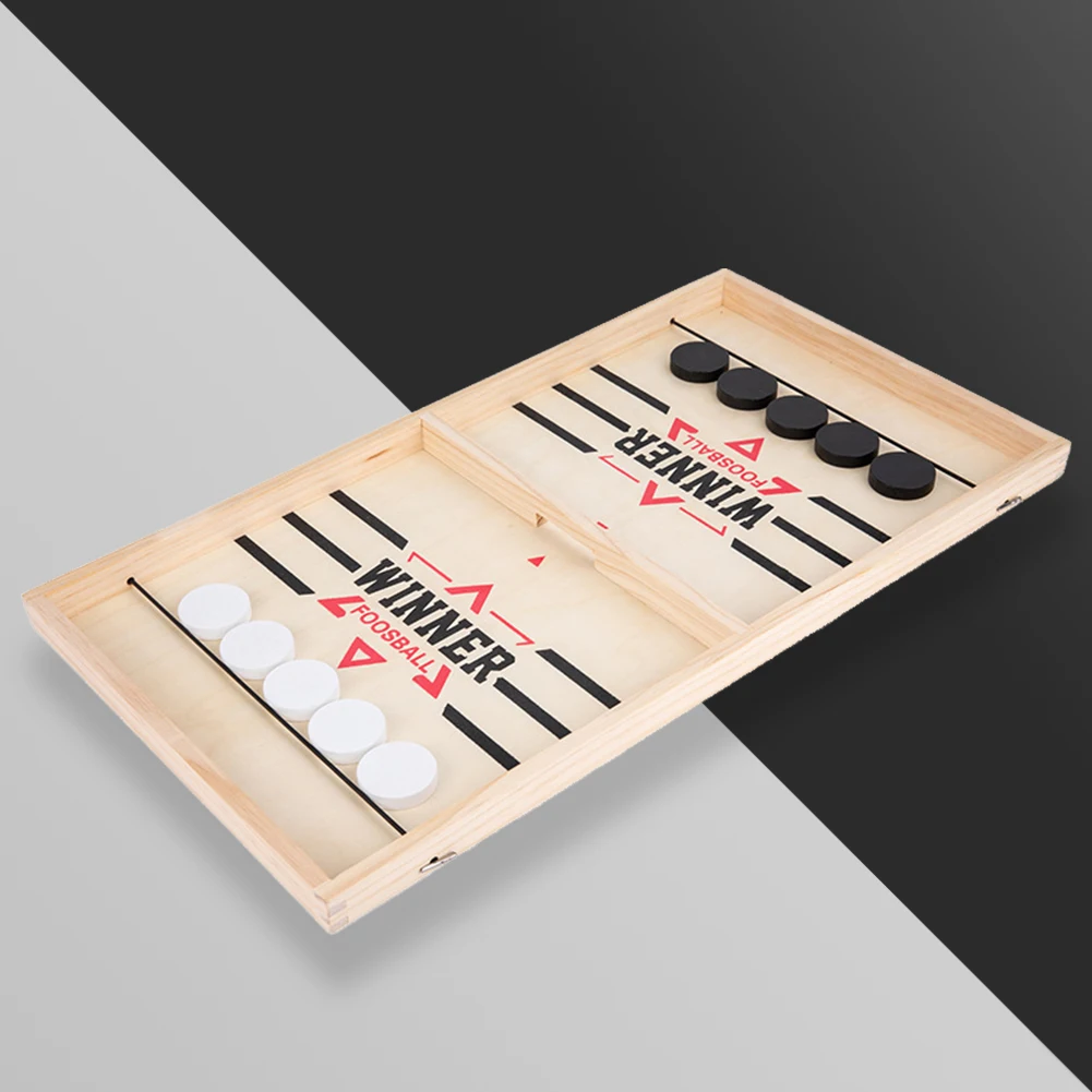 Desktop Catapult Chess Chessboard Toy Parent-child Interaction Fun Table Ice Hockey Games Children Gifts Fast Sling Puck Game