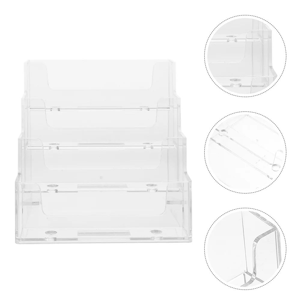 

2 шт., настольные Пластиковые Держатели для визиток