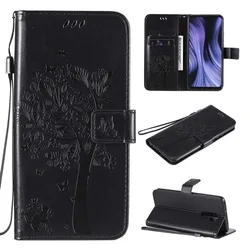 Elegant Embossed Leather Flip Wallet Case with Card Pocket for Redmi A2 Plus (G2-Black)