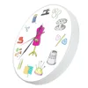Tailor Shop Quilting and Sew Time Seamstress Modern Wall Clock Customize The Label Sewing Sign Wall Clock Personalize With Name 4