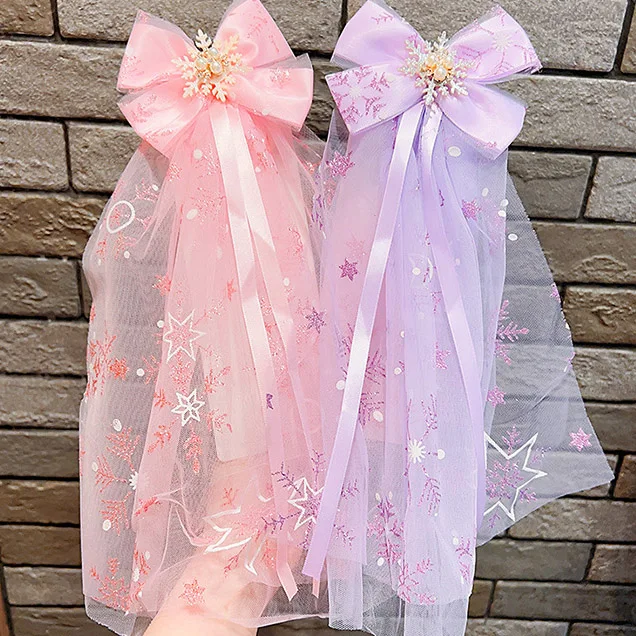 

Cute Bows Ribbons Children's Hair Accessories Braided Hairpins Headdress Girls Princess Hairpins Kids Headwear