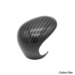 Sleek Car Gear Shift Knob Decorative Cover (Carbon fiber)