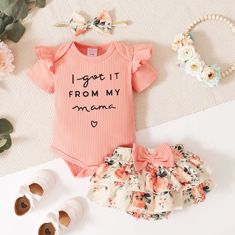 Conjuntos de ropa para niñas pequeñas de 0, 3, 6, 9, 12 y 18 meses, Top ...