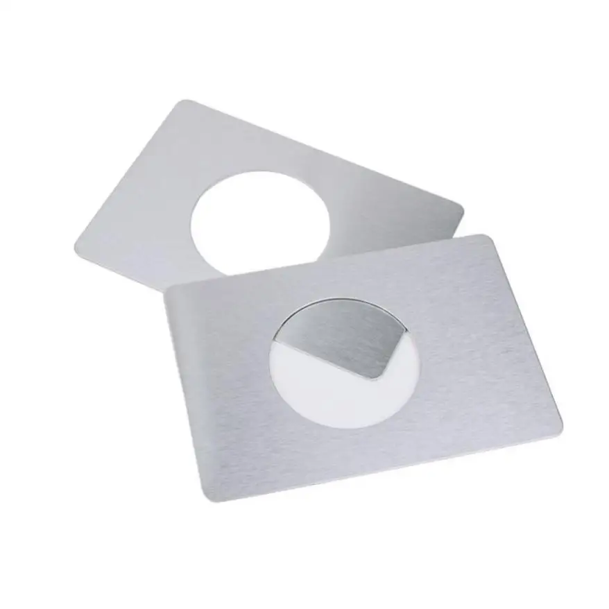 Thicker Brushed Stainless Steel Non-perforated Door Reinforcement Plates for Bedroom Ball Lock Door Lock Repair Kit 2pcs