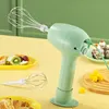 USB Electric Milk Frother Garlic Chopper Masher Whisk Egg Beater Kitchen Handheld Automatic Frother Foamer Portable Mixer 3