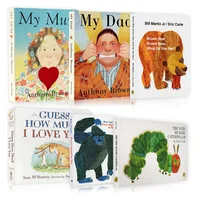 Funny Educational English Picture Cardboard Books for Kids Dear Zoo I Am A Bunny The Very Hungry Caterpillar Learning Toy 1