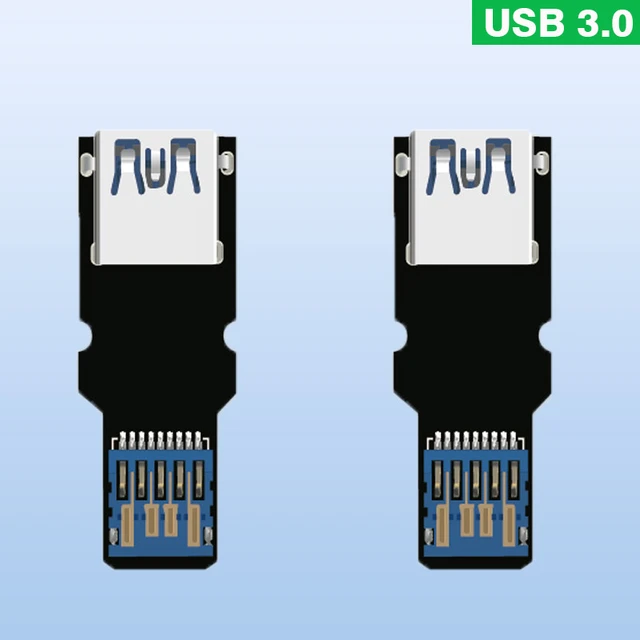 USB3.0 Extension Card A Male A Female Fixture USB 3.0 Adapter Scratch-Free