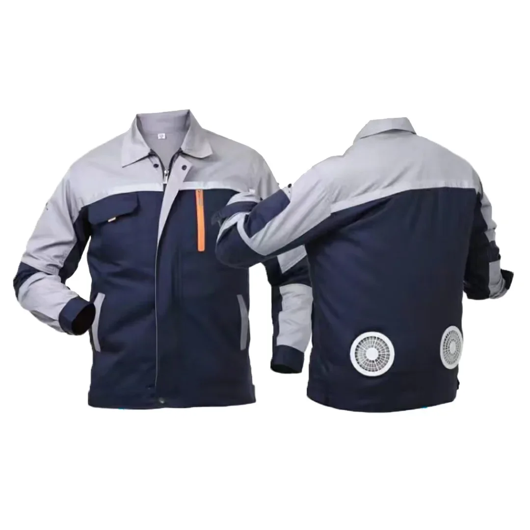 New Summer Cooling Air Conditioning Clothing Work Clothes Sun Cooling Fan Clothes Outdoor Cooling Heatproof Electrician Clothing