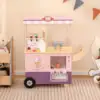 Kids Ice Cream Cart with Vending Machine & Ice Cream Maker Toys Display Stand 3