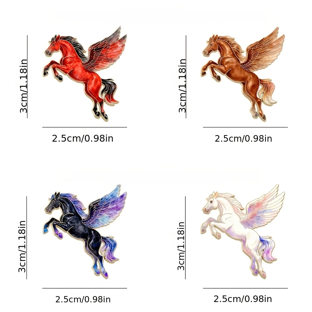Elegant Horse Enamel Pin | Fashionable Animal Brooch & Lapel Badge Jewelry Gift