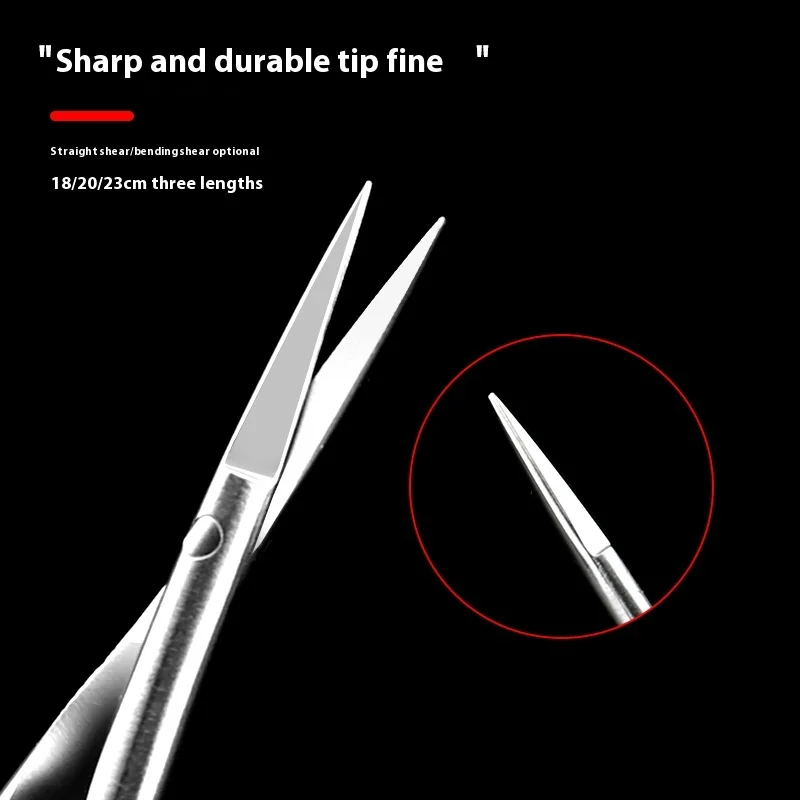 Stainless steel gun-shaped scissors microscopic scissors gun-shaped spring-type surgical tissue