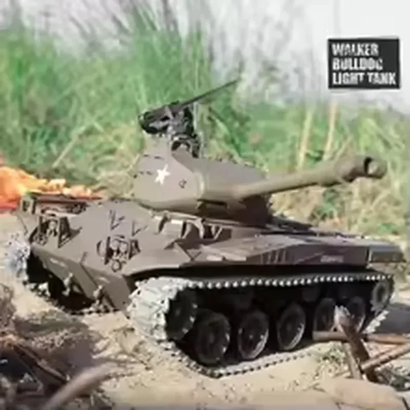 헝롱 무선 조종 전투 탱크 M41A3 3839 1 시뮬레이션 다기능 음향 광학 경쟁 야외 군사 모델