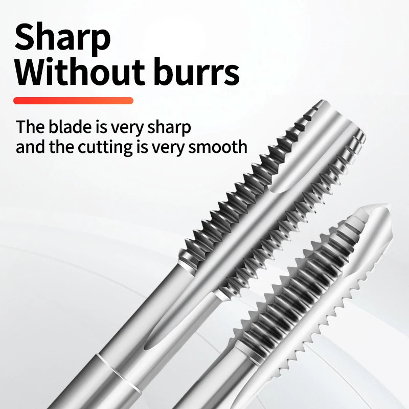 HSSE-M35 JIS Standard Long Shank 80 100 120 150 MM Spiral Pointed Tap M2 M3 M4 M5 M6 M8 M10 Machine