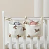 New Bedside Diaper Bag Cute Cartoon Baby Disposable Diaper Storage Bag Handbag Boys Girls Baby Crib Bottle Trolley Hanging Bag 1