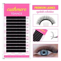 Luxurious Super Matte Black Cashmere Lash Extensions - 0.03mm